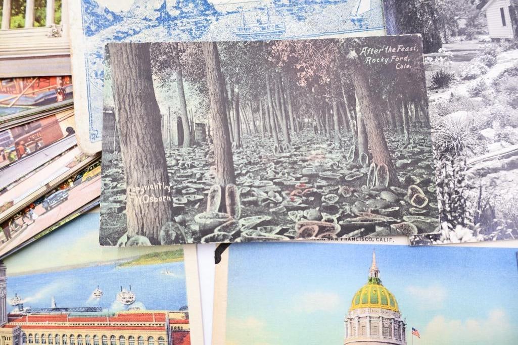 Large Vintage Postcard & Souvenir Folder Collection - 19