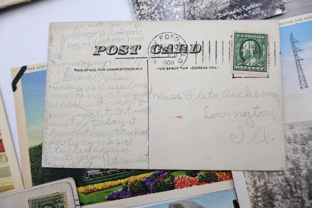 Large Vintage Postcard & Souvenir Folder Collection - 20