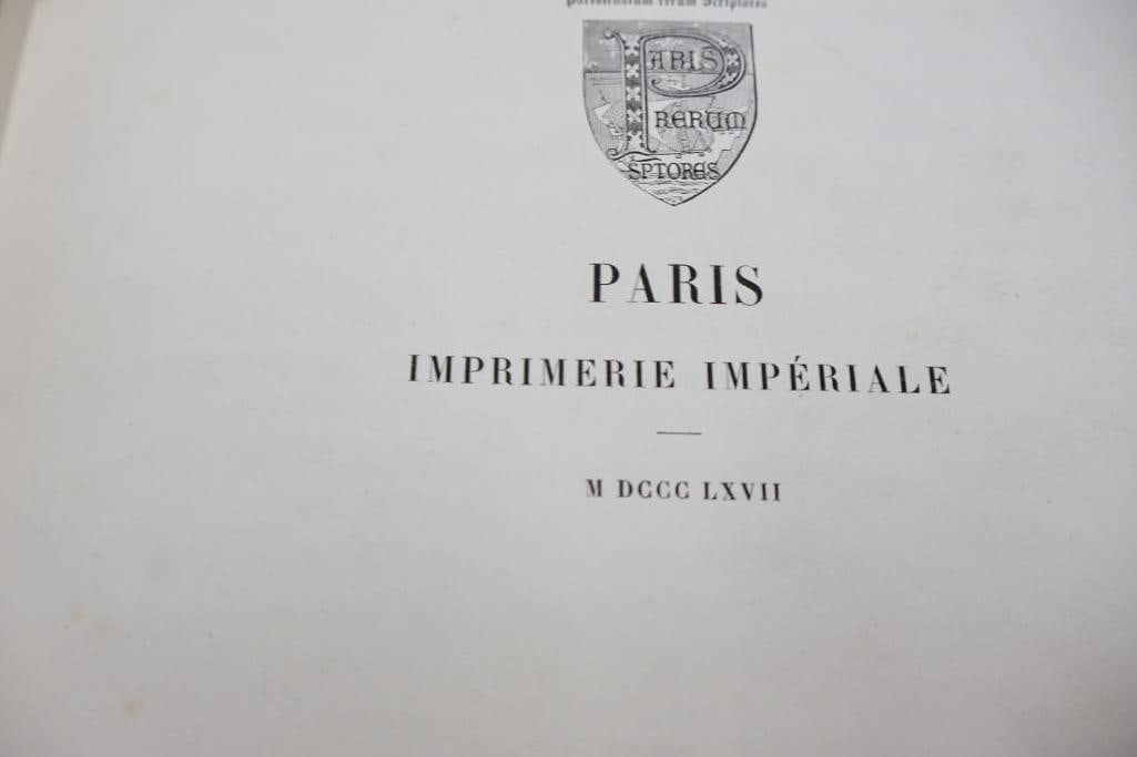 Antique French History Folio Book Paris et Ses Historiens 1867 - 14