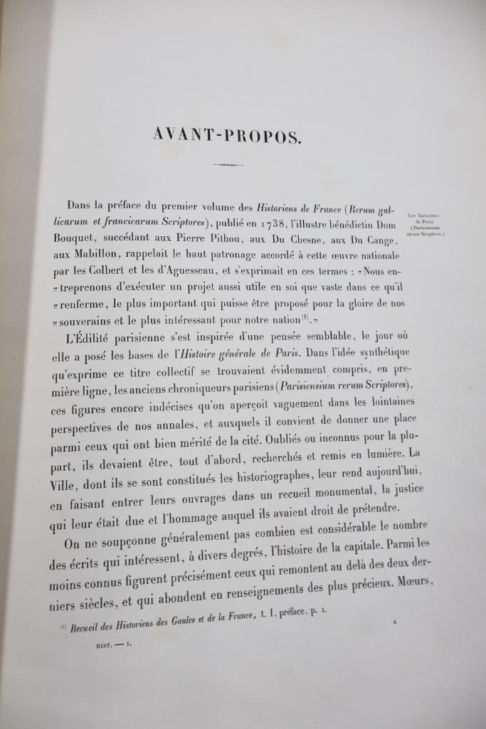 Antique French History Folio Book Paris et Ses Historiens 1867 - 15