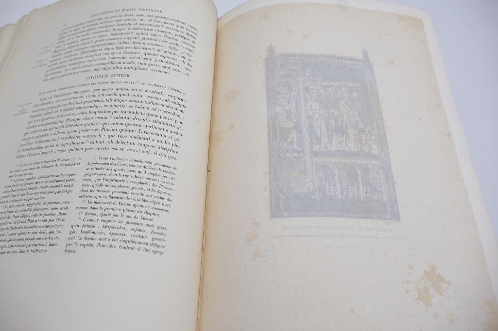 Antique French History Folio Book Paris et Ses Historiens 1867 - 19