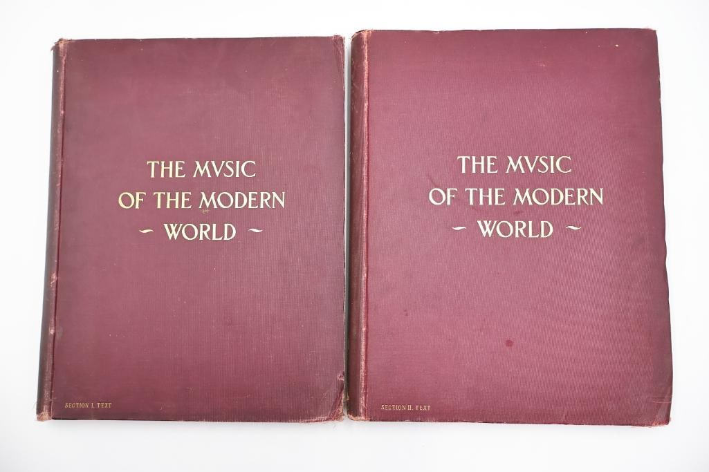 Lot of 2 Antique Music History Volumes - 2