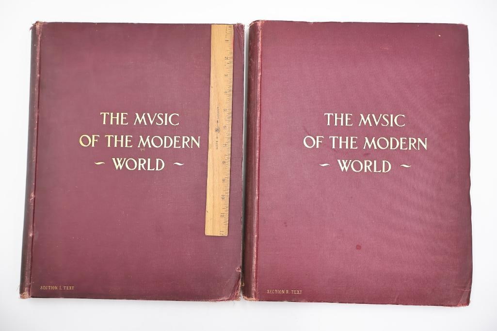 Lot of 2 Antique Music History Volumes - 3