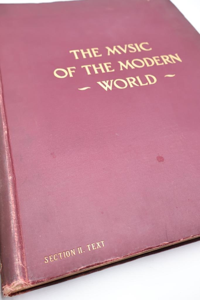 Lot of 2 Antique Music History Volumes - 5