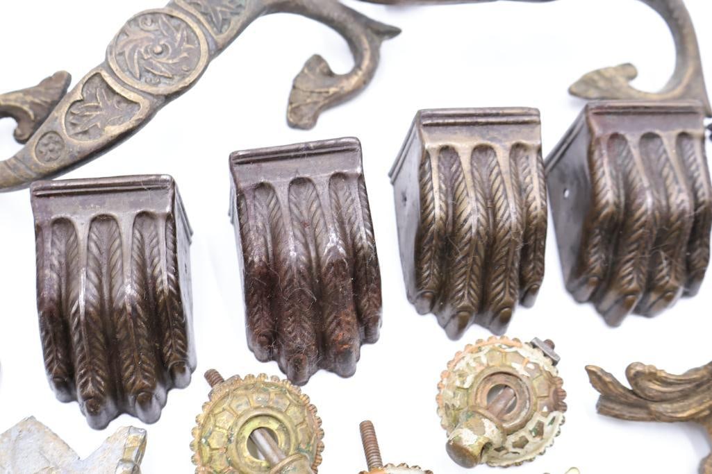 Assorted Antique Furniture Hardware & Architectural Salvage - 10