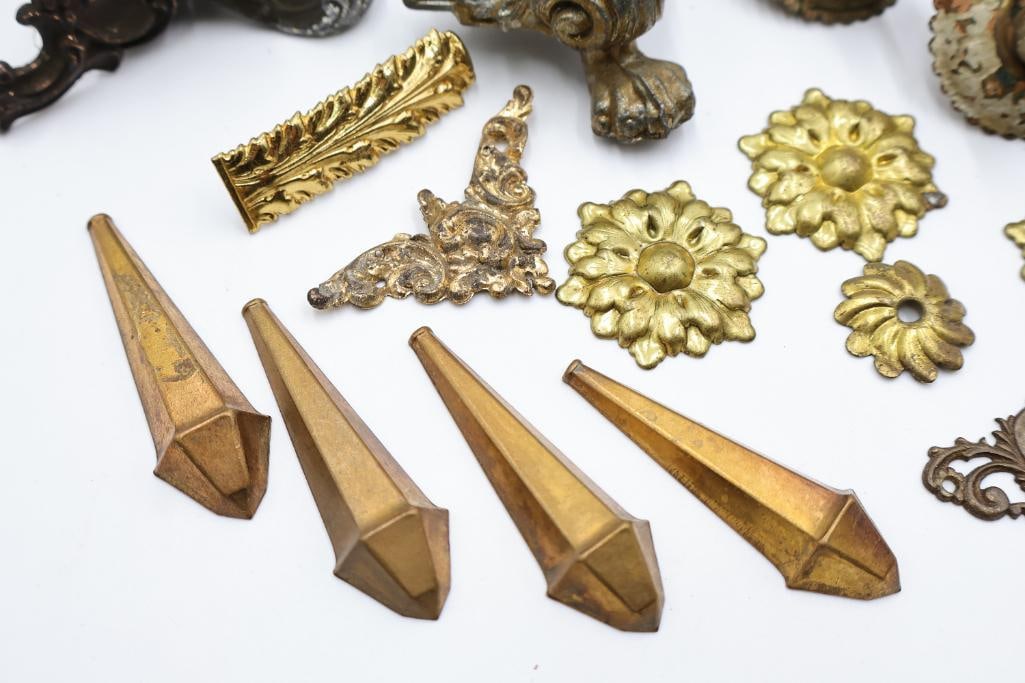 Assorted Antique Furniture Hardware & Architectural Salvage - 3