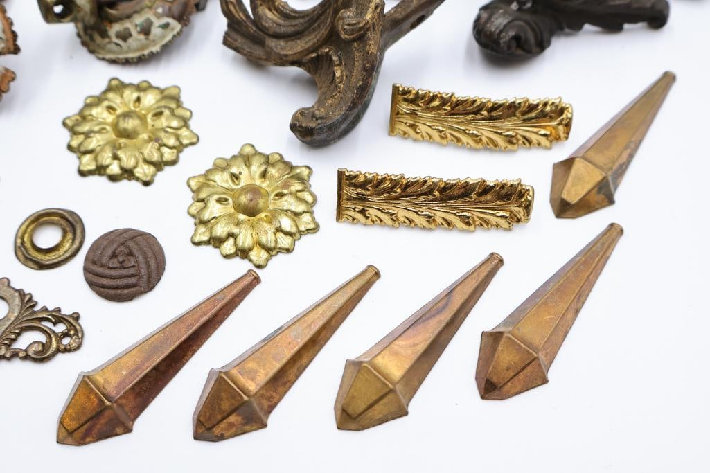 Assorted Antique Furniture Hardware & Architectural Salvage - 6