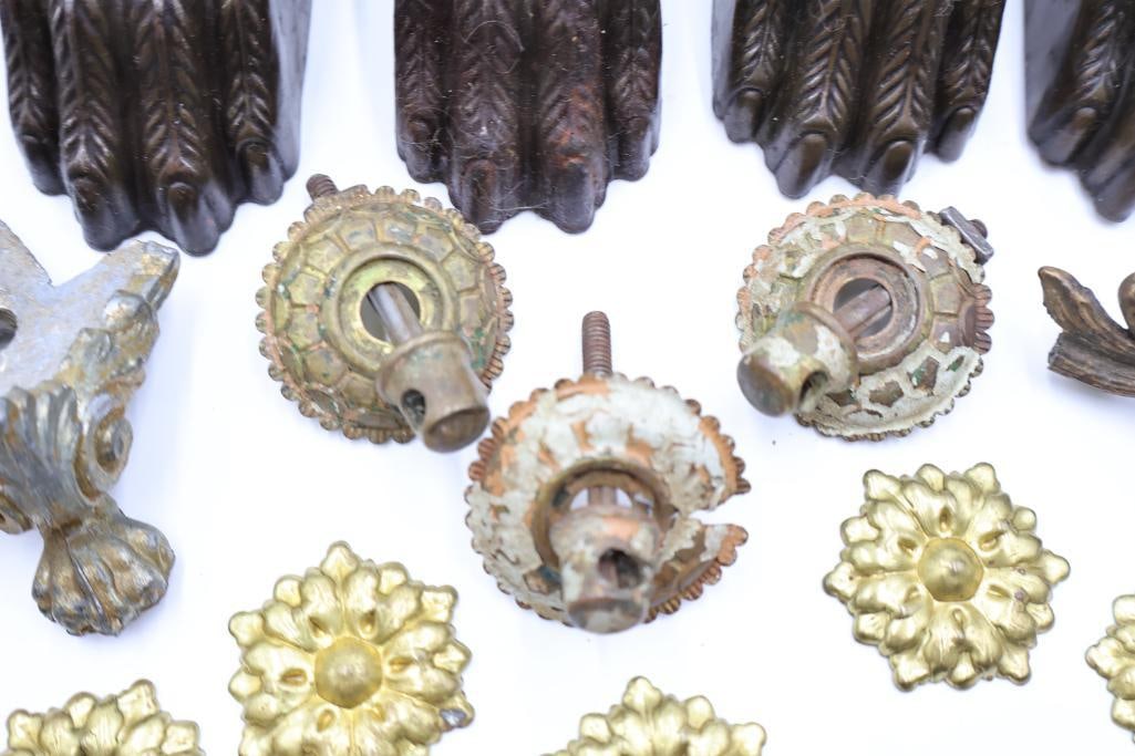 Assorted Antique Furniture Hardware & Architectural Salvage - 7