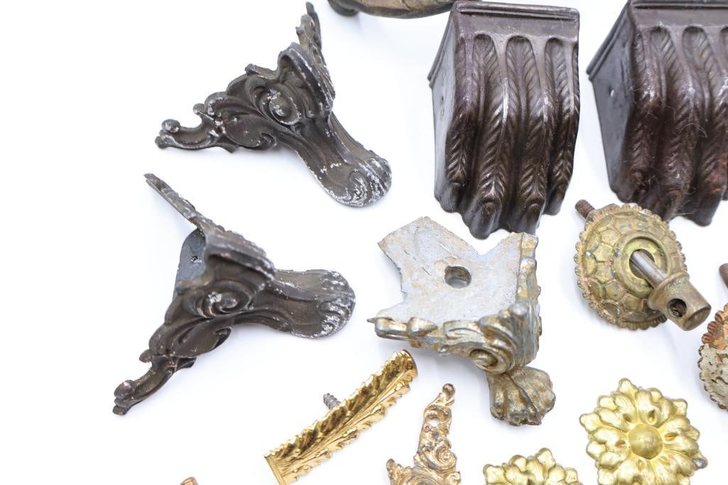 Assorted Antique Furniture Hardware & Architectural Salvage - 9
