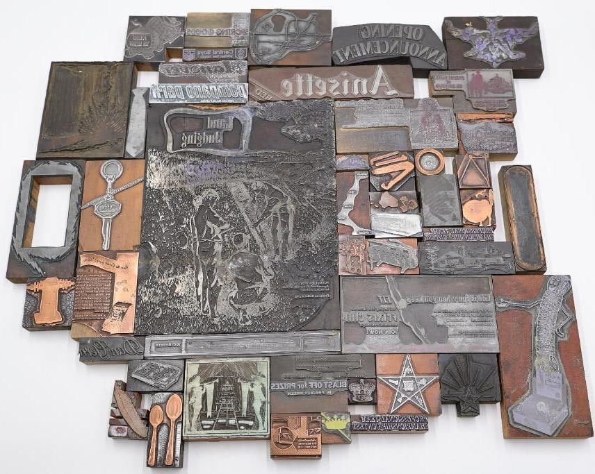 Vintage Letterpress Printing Blocks, Advertising Plates & Engraving Dies Collection (1 of 17)