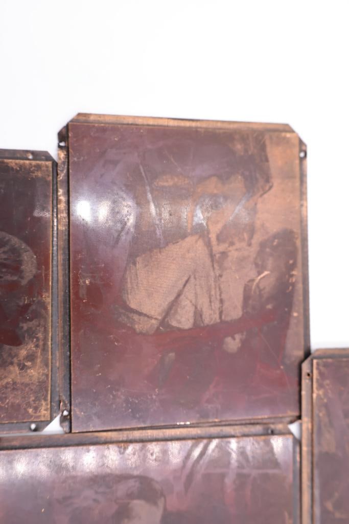 Collection of Antique Copperplate Etchings & Printing Plates - 9
