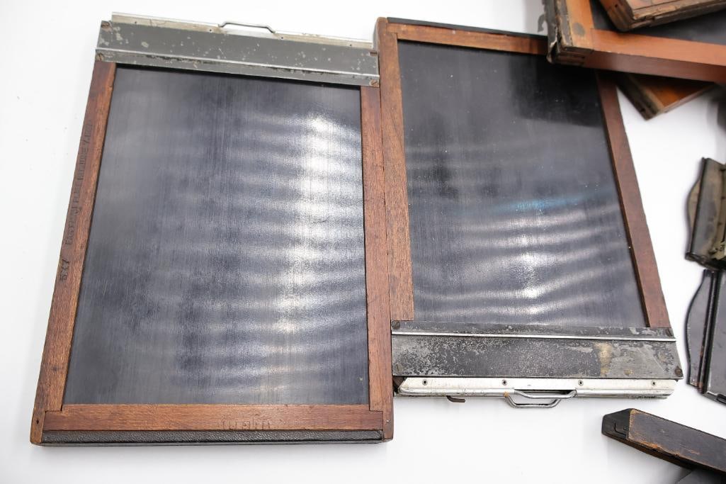 Antique Photography Darkroom Equipment & Plate Holders Collection - 10