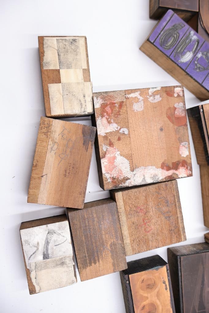 Vintage Industrial Printing Plates Featuring Eyewear & Welding Imagery - 12