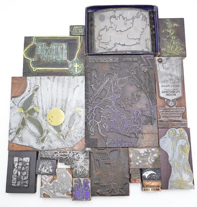 Vintage Printing Plates, Engraving Blocks & Letterpress Advertising Cuts (1 of 12)