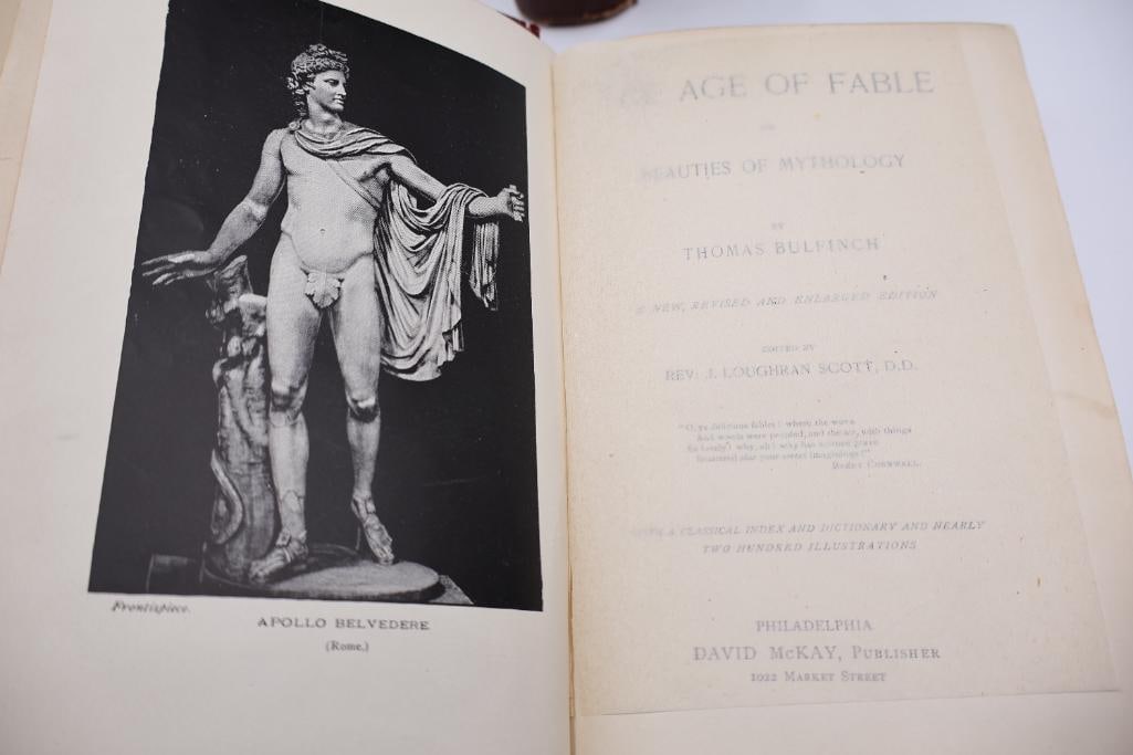Collection of Antique & Vintage Mythology and Literary Books - 8