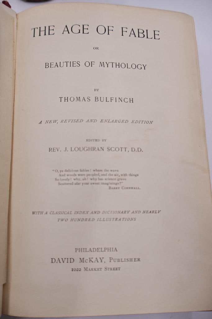 Collection of Antique & Vintage Mythology and Literary Books - 9