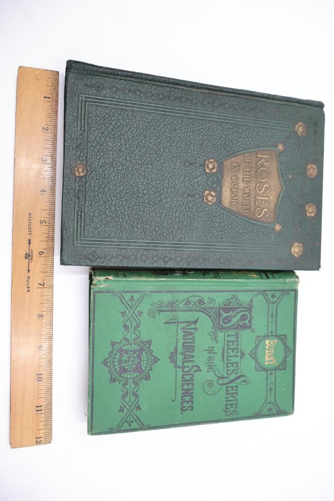 Collection of Antique Botanical & Natural Science Hardcover Books - 2
