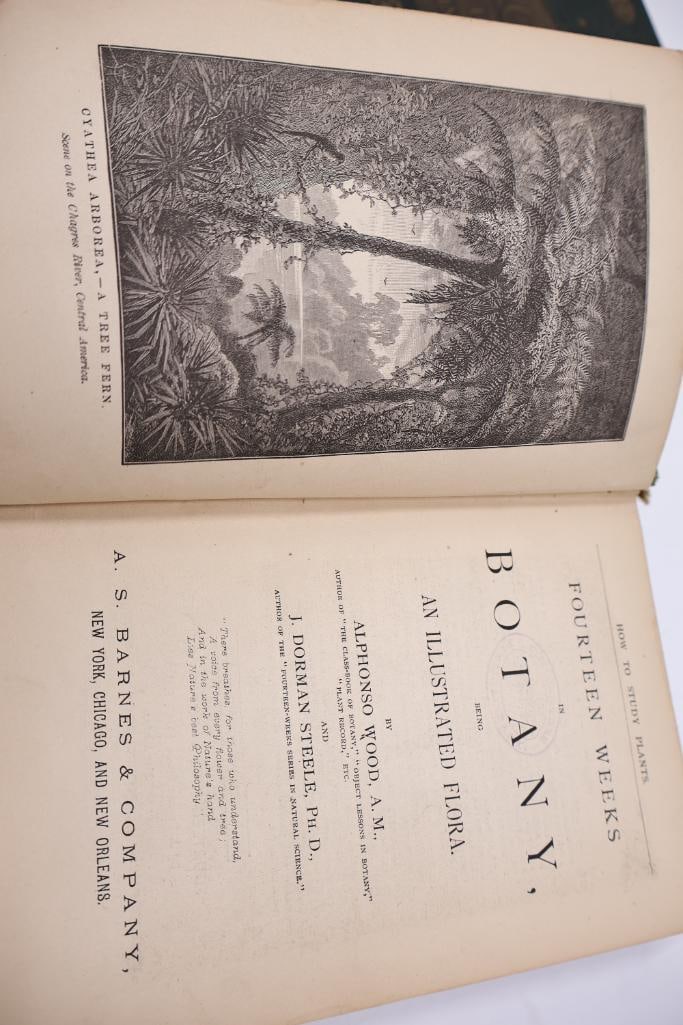 Collection of Antique Botanical & Natural Science Hardcover Books - 6