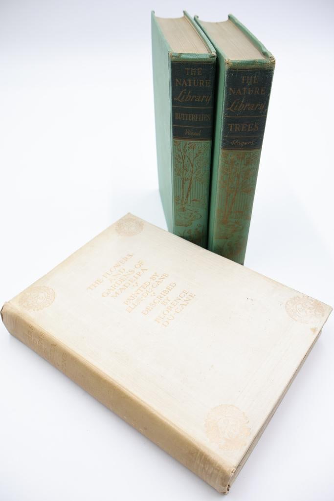 The Nature Library Antique Book Set Trees & Butterflies and Flowers and Gardens of Madeira (1 of 20)