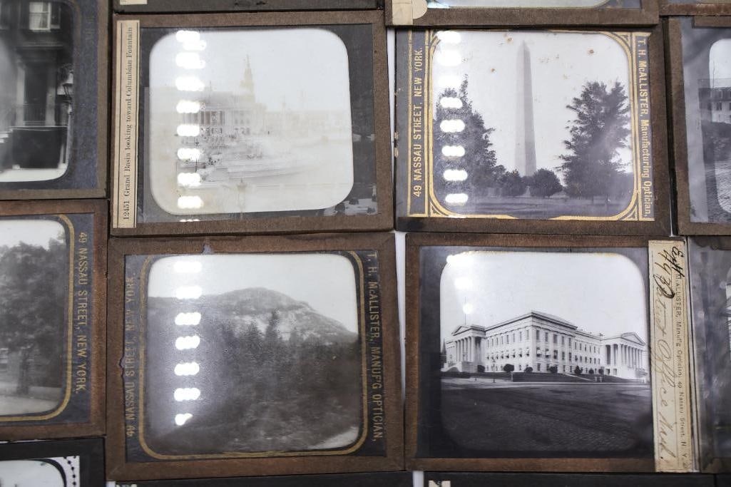Large Collection of Antique Glass Lantern Slides & Photographic Transparencies - 16