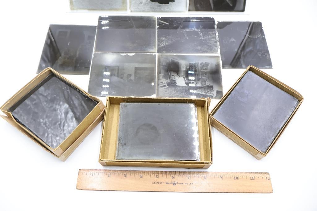 Antique Glass Plate Negatives & Early Photographic Negatives Collection - 2
