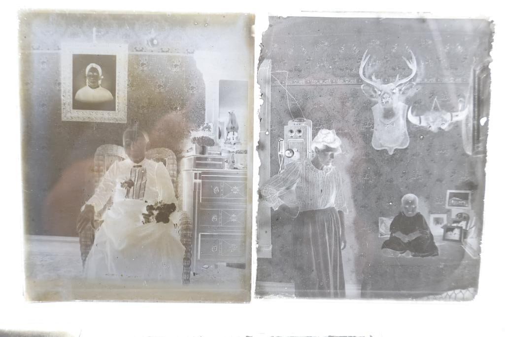 Antique Glass Plate Negatives & Early Photographic Negatives Collection - 3