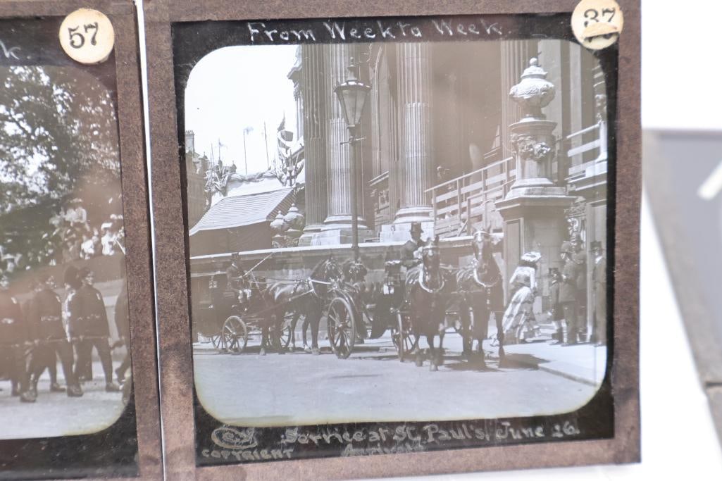 Vintage glass magic lantern slides - 10