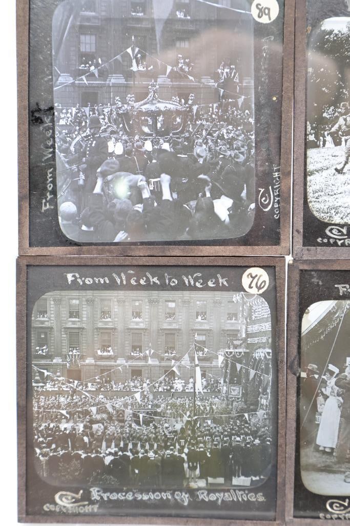 Vintage glass magic lantern slides - 12