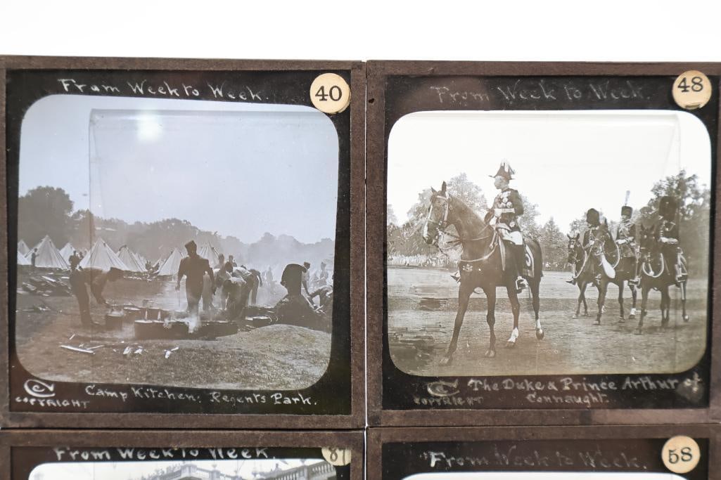 Vintage glass magic lantern slides - 15