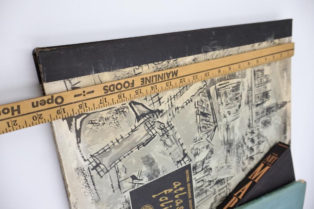 Collection of Vintage Atlases and Reference Books - 2