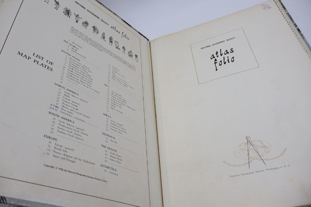 Collection of Vintage Atlases and Reference Books - 3