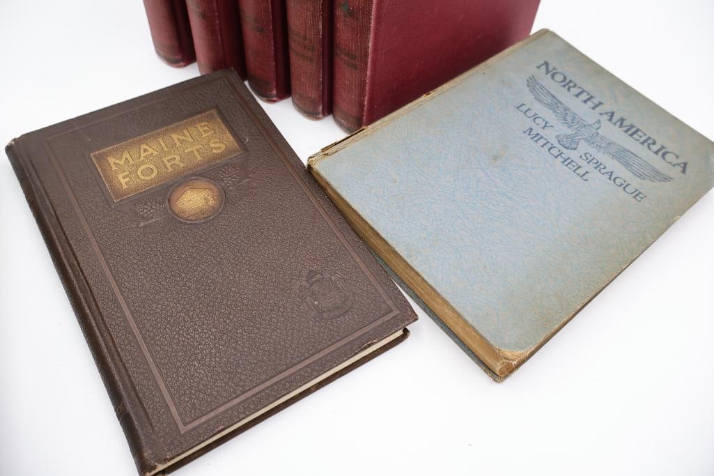 Collection of 9 Vintage Books: Antique Travel Guides - 18