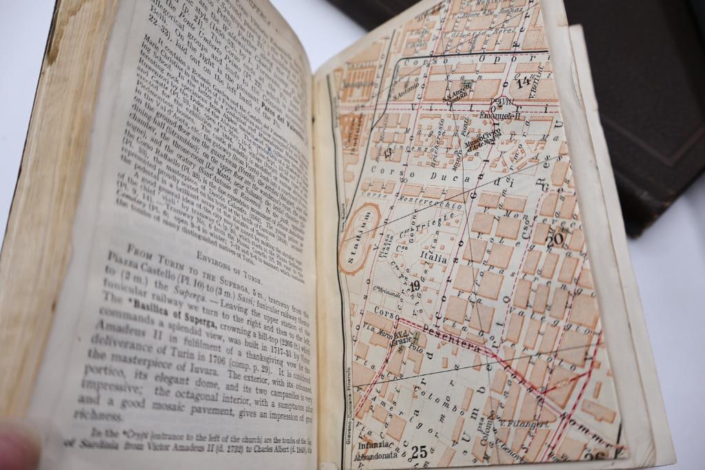 Collection of 9 Vintage Books: Antique Travel Guides - 6