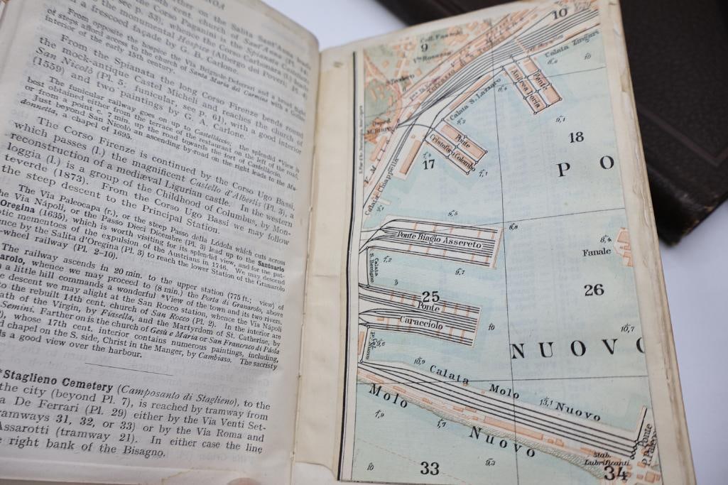 Collection of 9 Vintage Books: Antique Travel Guides - 7