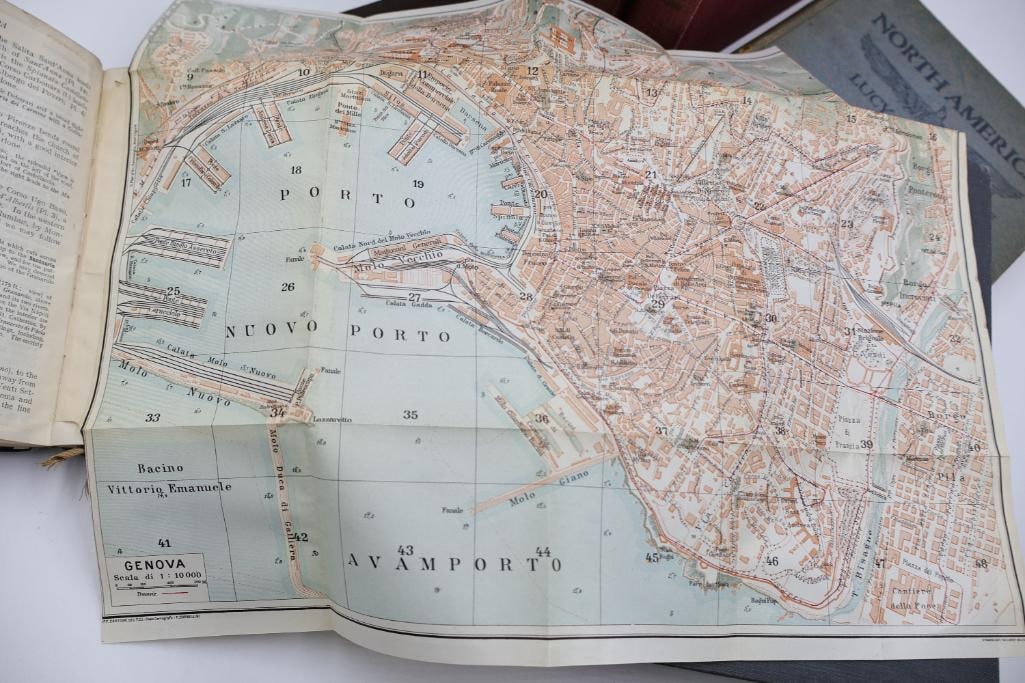 Collection of 9 Vintage Books: Antique Travel Guides - 8