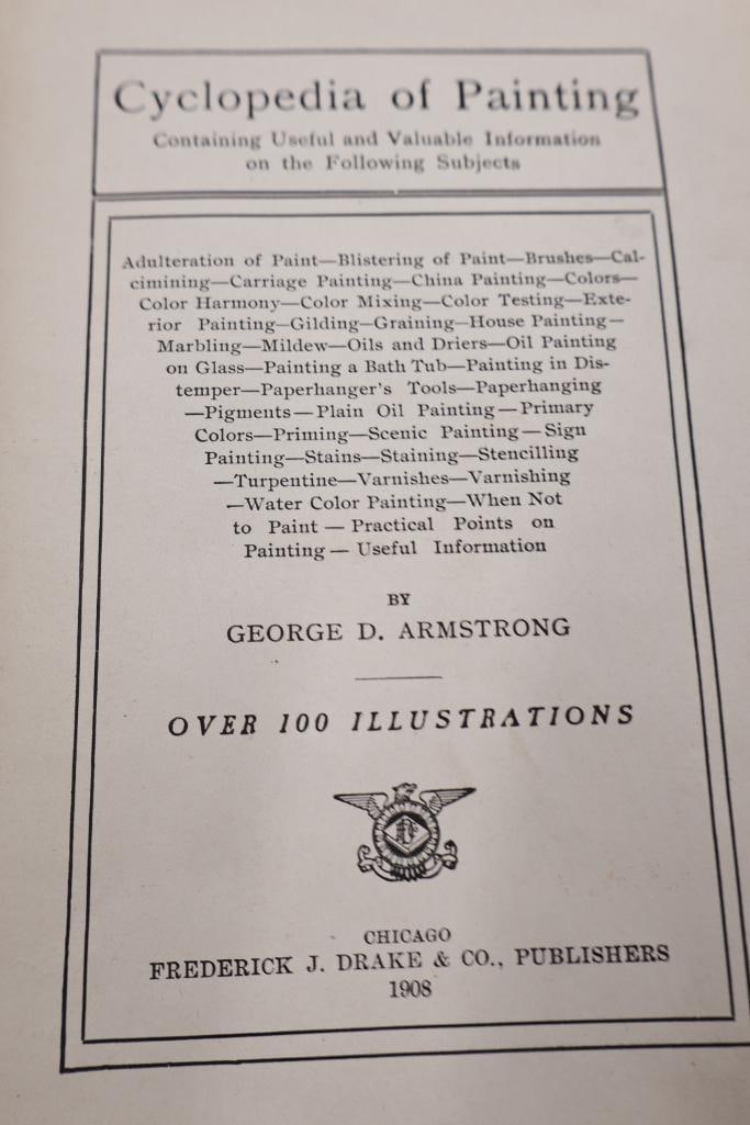 Antique House Painter & Decorator Reference Books - 19