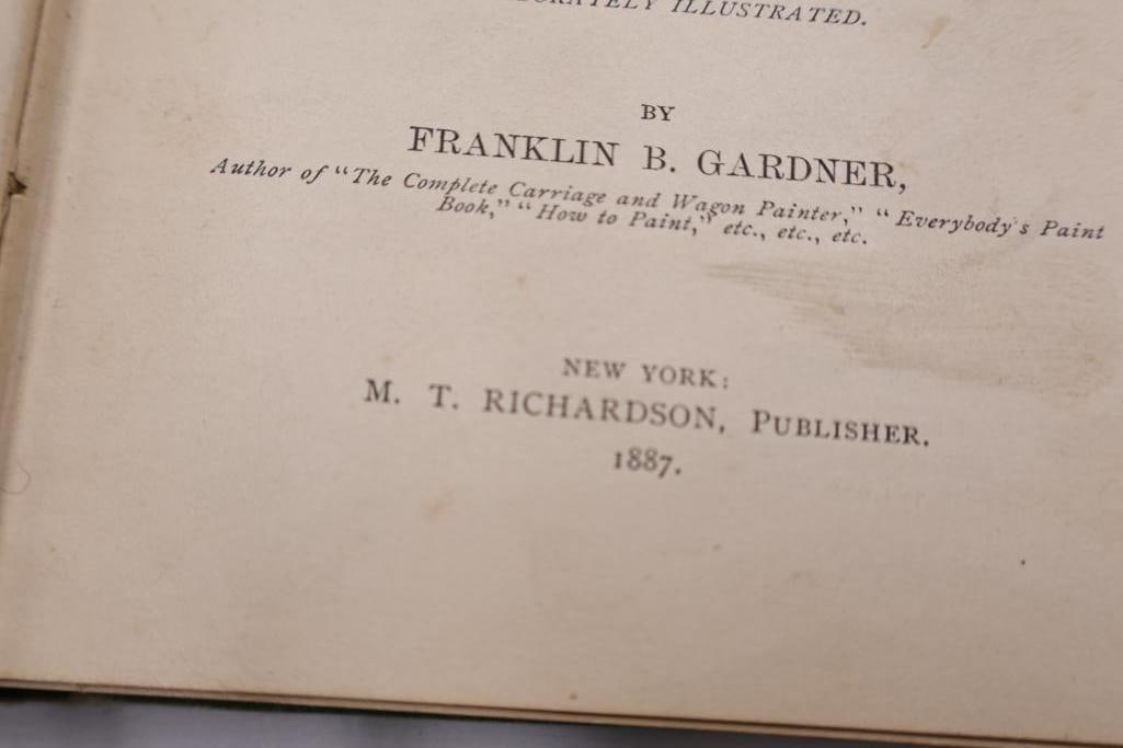 Antique House Painter & Decorator Reference Books - 5