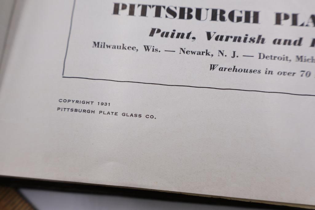 Vintage and antique books focused on design, printing, painting, and advertising - 12