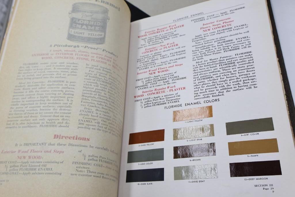 Vintage and antique books focused on design, printing, painting, and advertising - 13