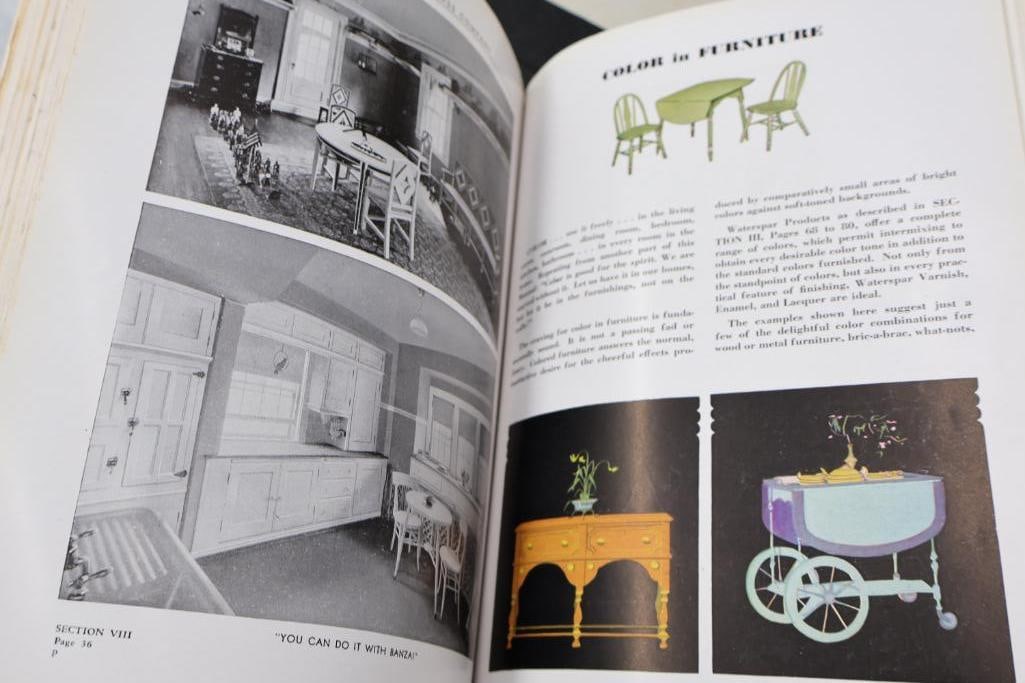 Vintage and antique books focused on design, printing, painting, and advertising - 16