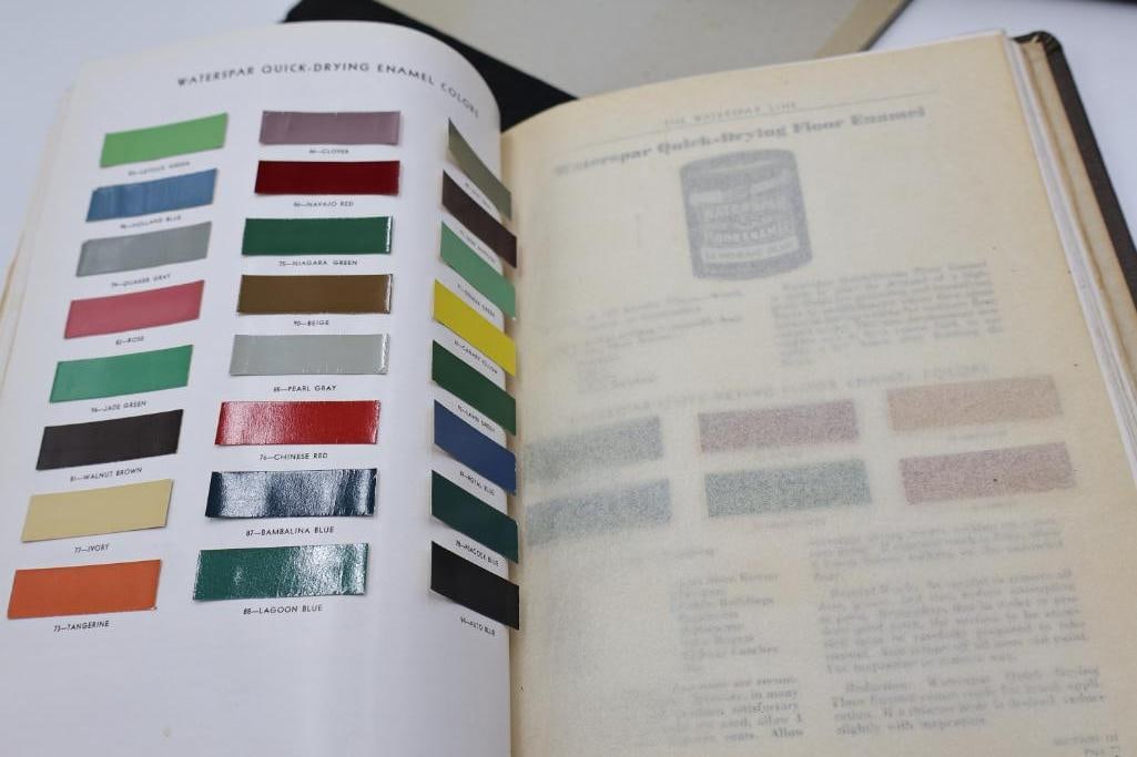 Vintage and antique books focused on design, printing, painting, and advertising - 19