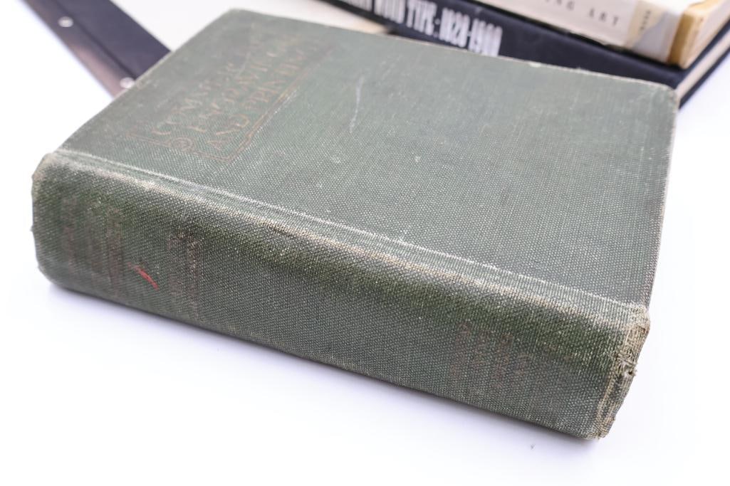 Vintage and antique books focused on design, printing, painting, and advertising - 20
