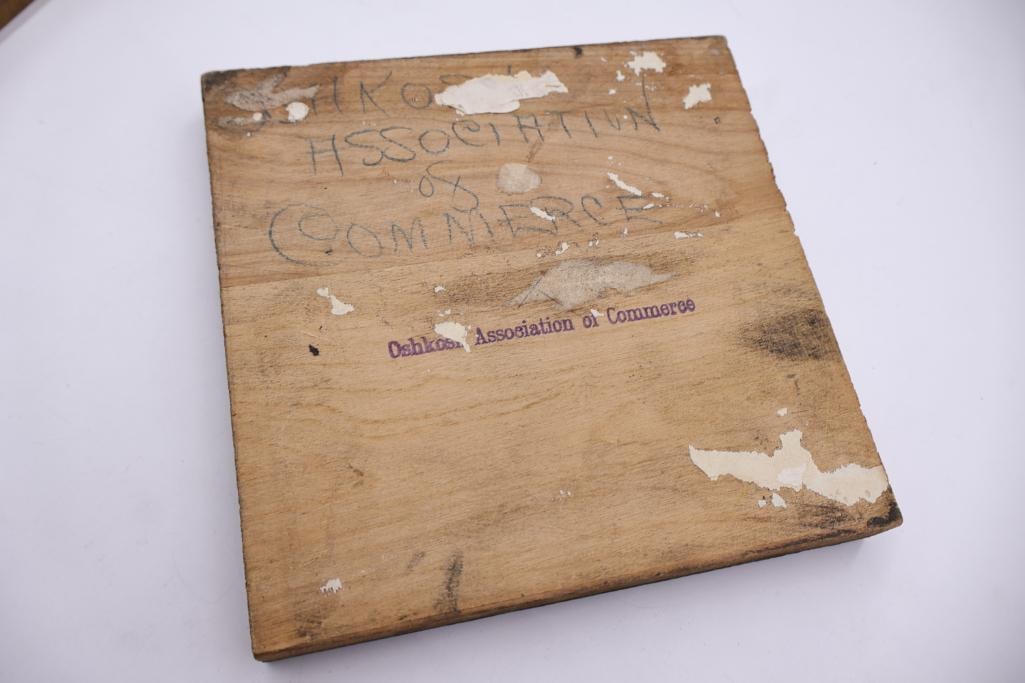 Printing Blocks - Assorted Maps, Cartography, and University Layouts - 18