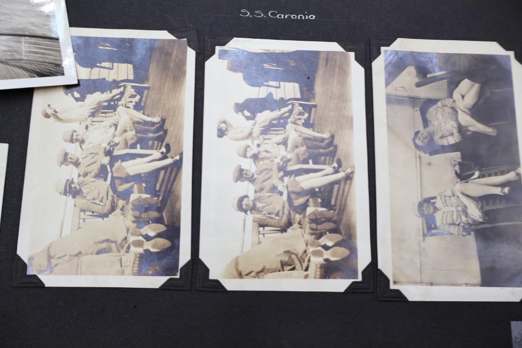 Vintage European Travel Photograph Albums Featuring Paris, Ocean Liner & Family Snapshots - 17
