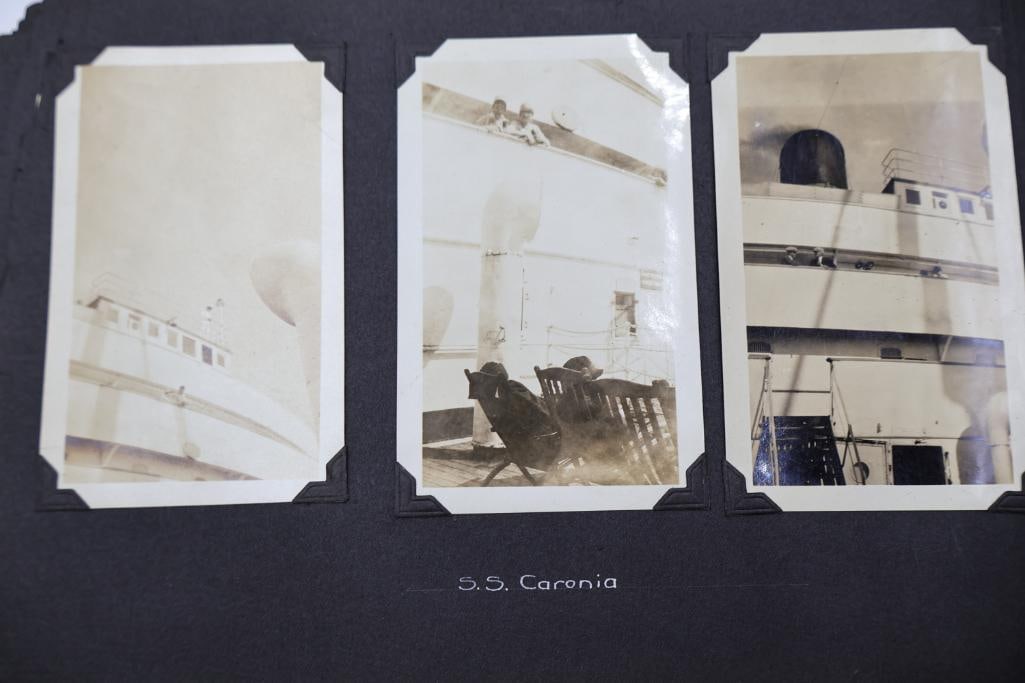 Vintage European Travel Photograph Albums Featuring Paris, Ocean Liner & Family Snapshots - 20