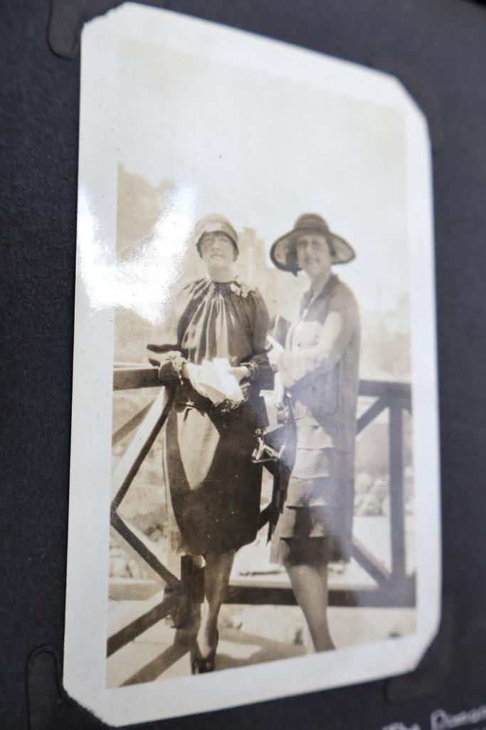 Vintage European Travel Photograph Albums Featuring Paris, Ocean Liner & Family Snapshots - 9