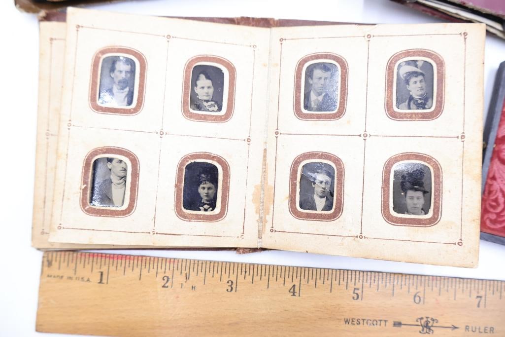 Lot of Antique 19th & Early 20th Century Photo Albums & Daguerreotype/Tintype Case - 3