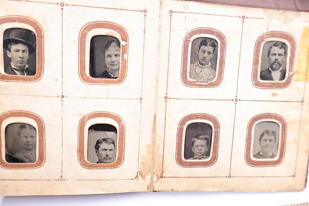 Lot of Antique 19th & Early 20th Century Photo Albums & Daguerreotype/Tintype Case - 9