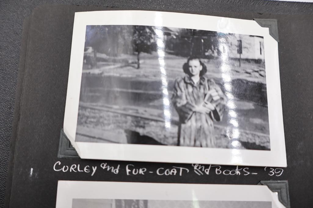 Two vintage photo albums filled with photos - 15