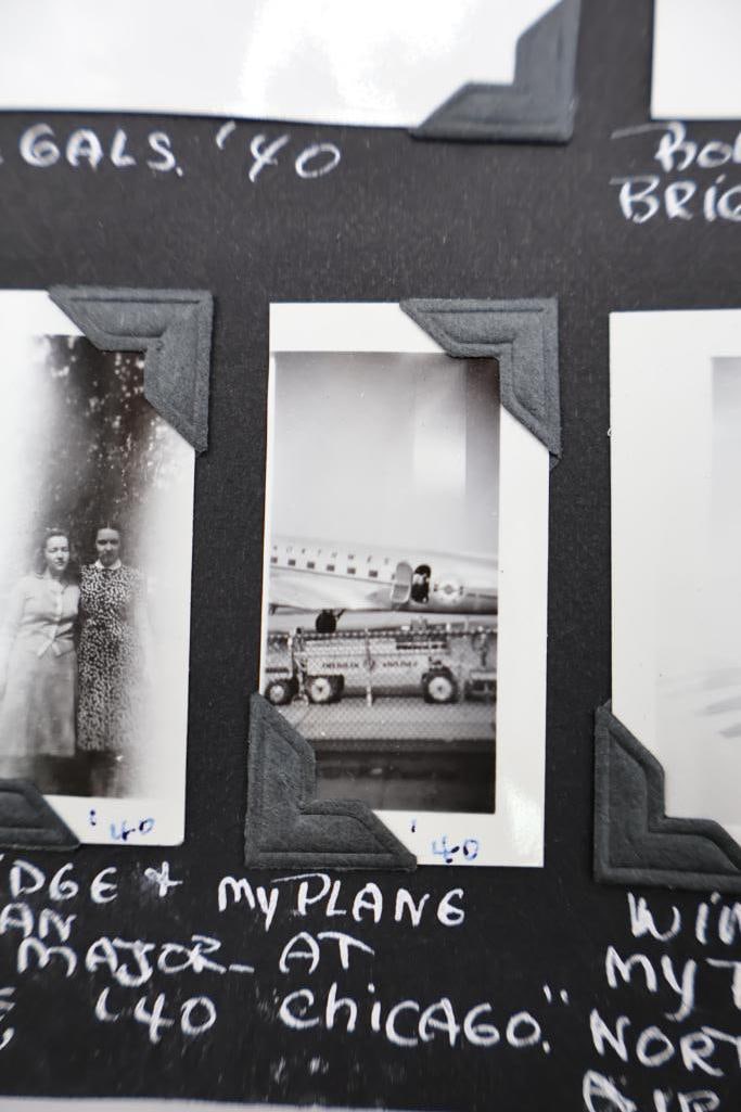 Two vintage photo albums filled with photos - 19